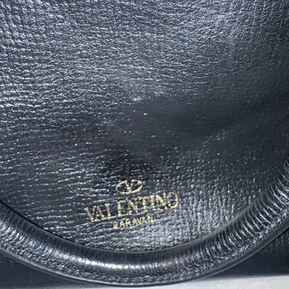 Valentino Garavani Black Tote with Gold Studs - Picture 11 of 12